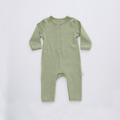 Baby's Cotton Long Sleeve Jumpsuit